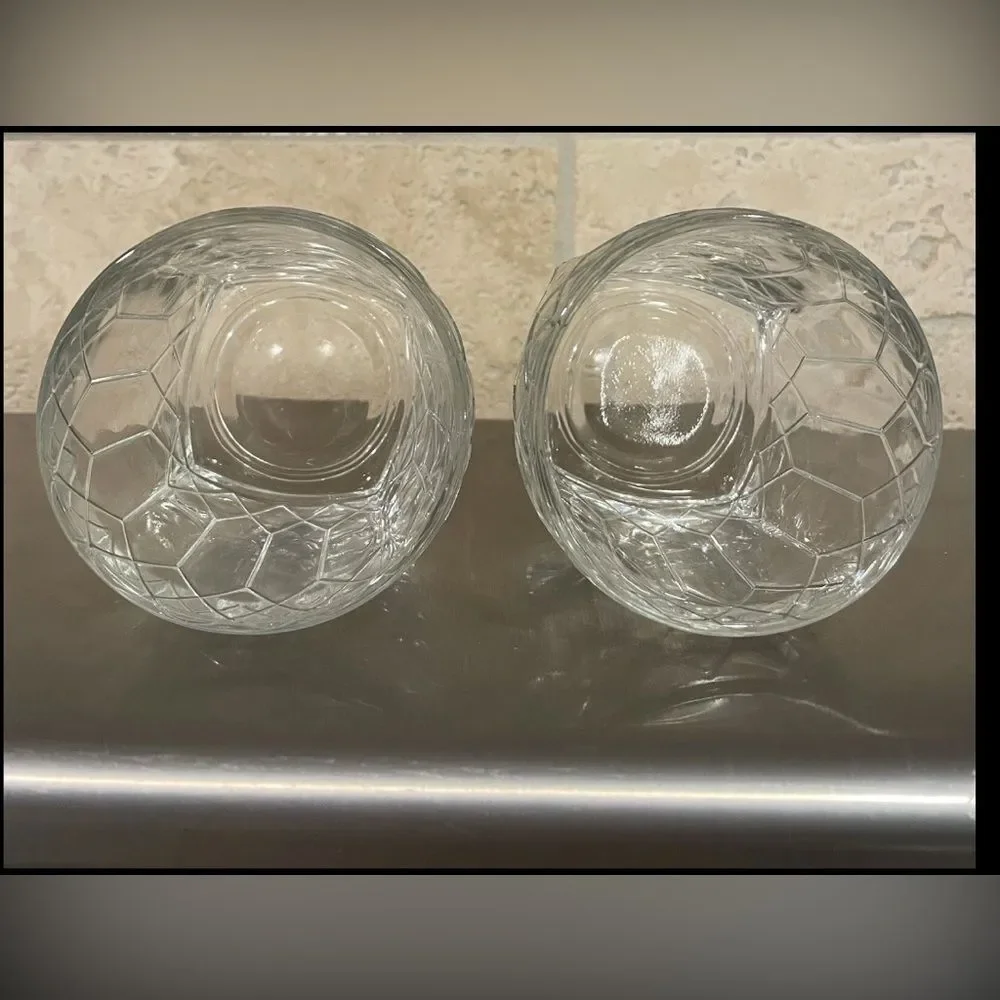 2 Crown Royal Lowball Glasses